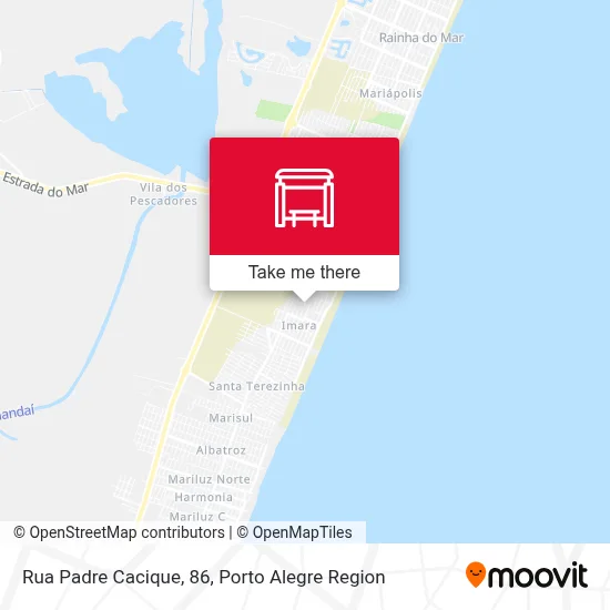 Rua Padre Cacique, 86 map