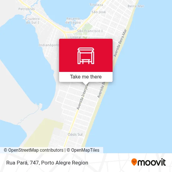 Rua Pará, 747 map