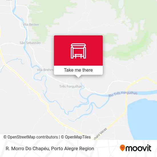 R. Morro Do Chapéu map