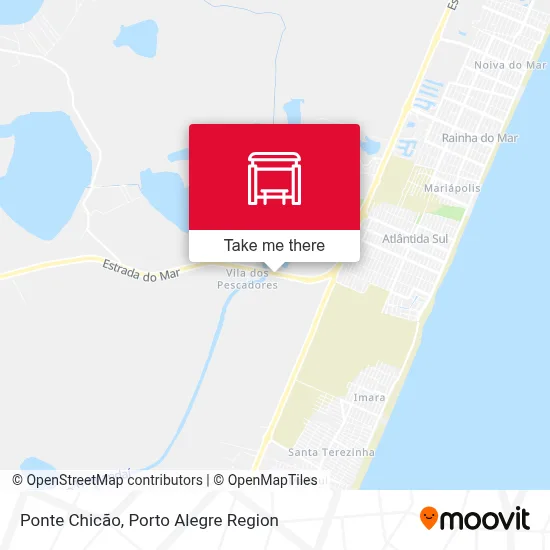 Ponte Chicão map