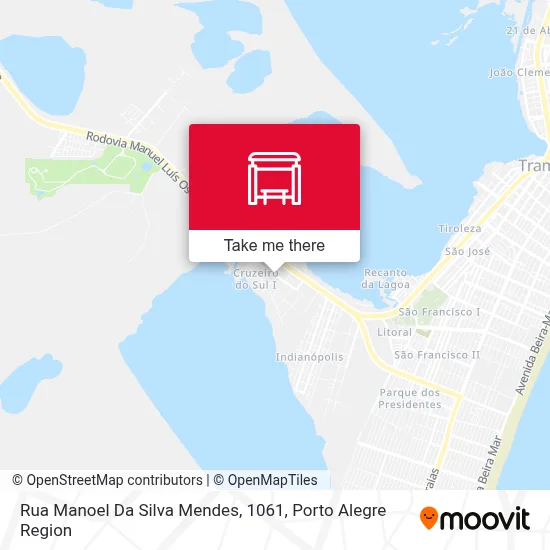 Rua Manoel Da Silva Mendes, 1061 map