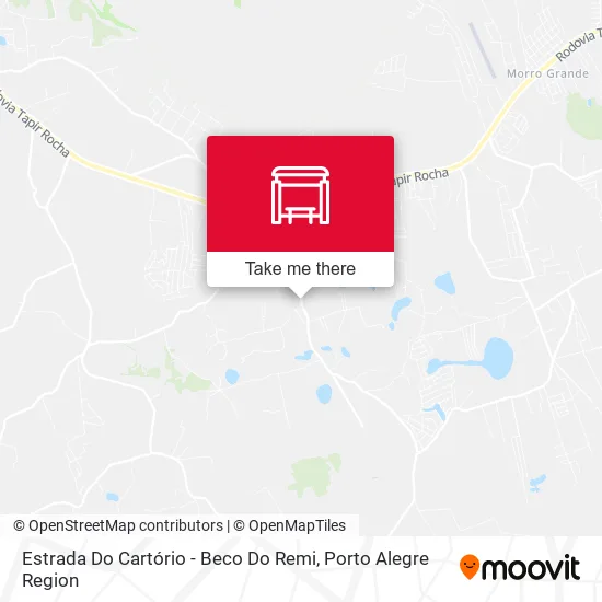 Estrada Do Cartório - Beco Do Remi map