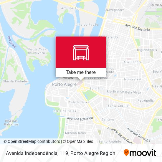 Avenida Independência, 119 map