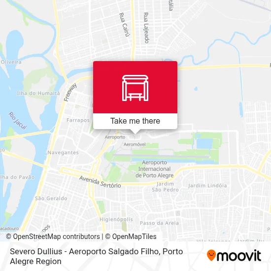 Severo Dullius - Aeroporto Salgado Filho map
