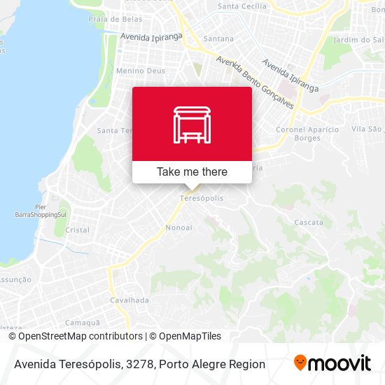 Avenida Teresópolis, 3278 map