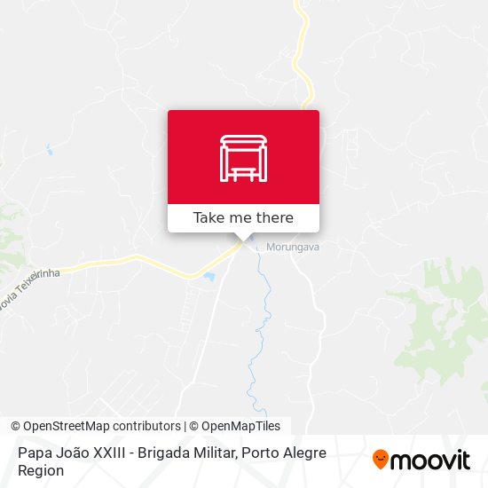 Papa João XXIII - Brigada Militar map