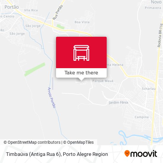 Timbaúva (Antiga Rua 6) map