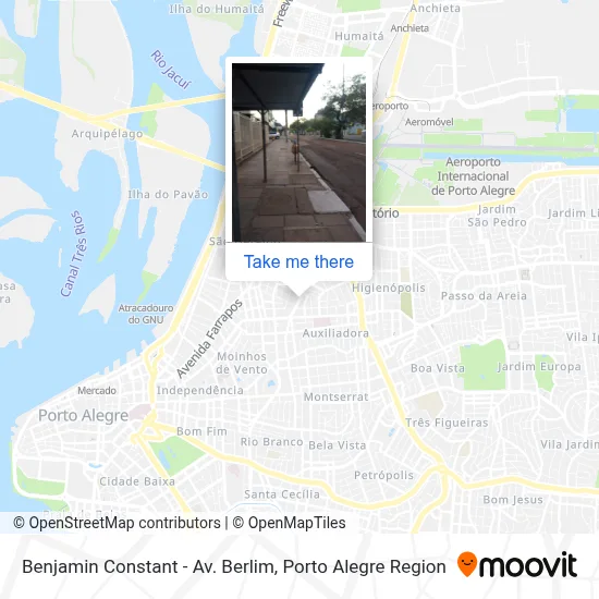 Benjamin Constant - Av. Berlim map