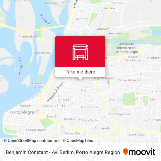 Benjamin Constant - Av. Berlim map