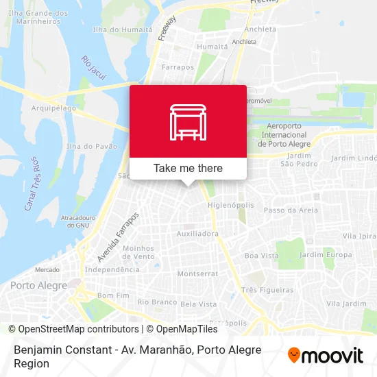 Benjamin Constant - Av. Maranhão map