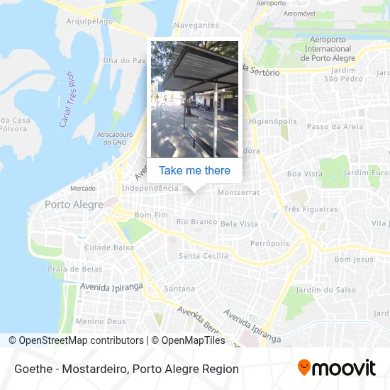 Goethe - Mostardeiro map