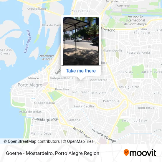 Goethe - Mostardeiro map