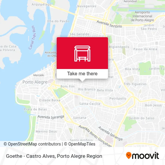 Goethe - Castro Alves map