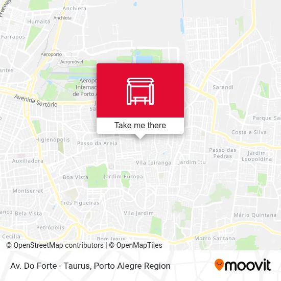 Av. Do Forte - Taurus map