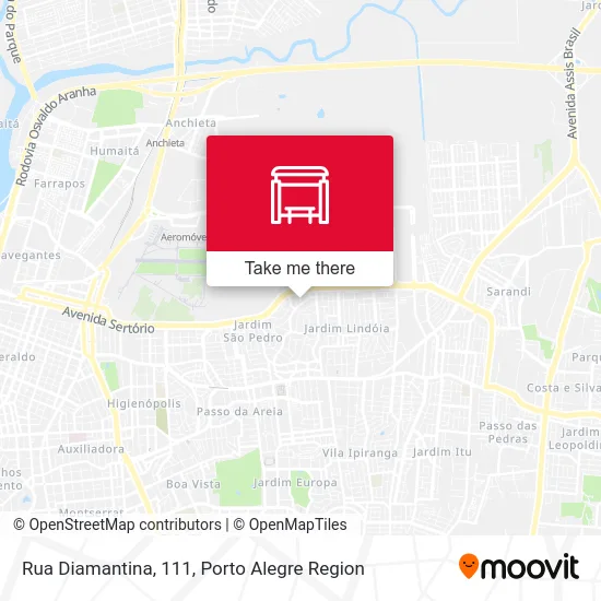 Rua Diamantina, 111 map
