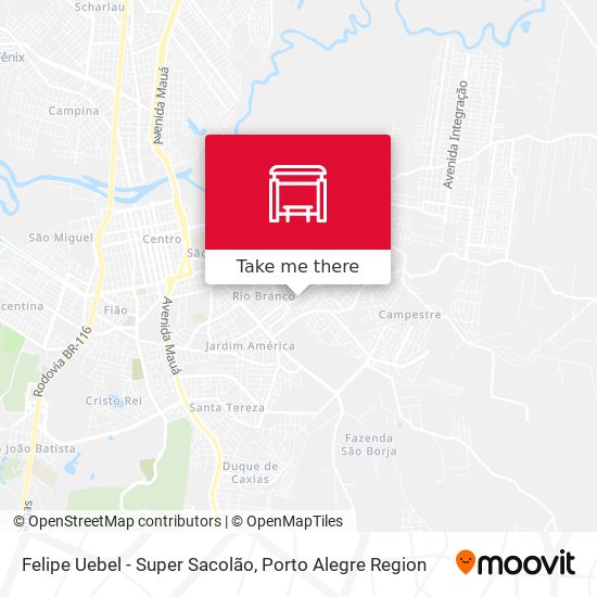 Felipe Uebel - Super Sacolão map