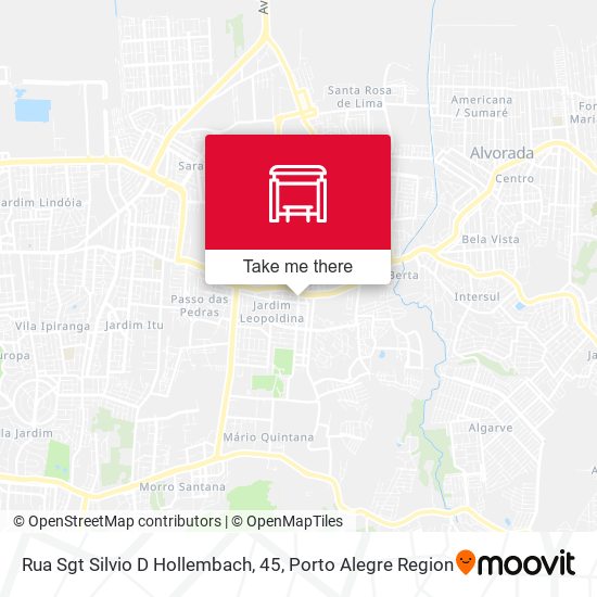 Rua Sgt Silvio D Hollembach, 45 map