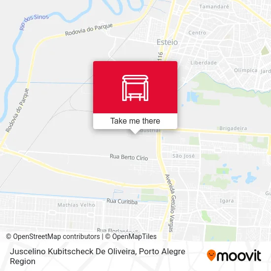 Juscelino Kubitscheck De Oliveira map