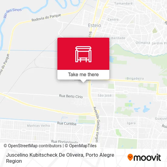 Juscelino Kubitscheck De Oliveira map