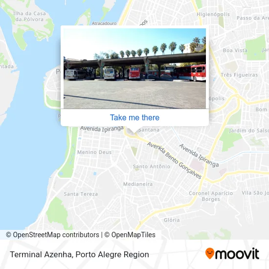 Terminal Azenha map