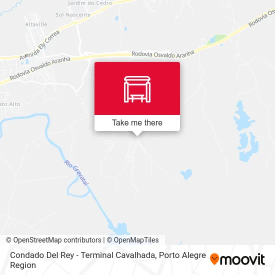 Condado Del Rey - Terminal Cavalhada map