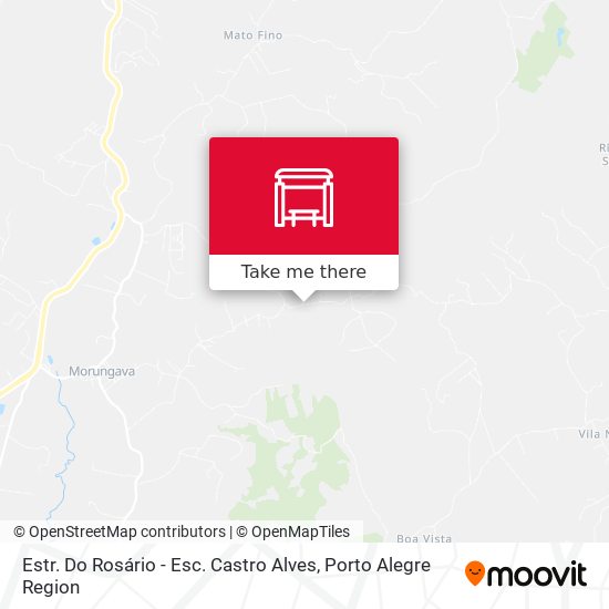 Estr. Do Rosário - Esc. Castro Alves map