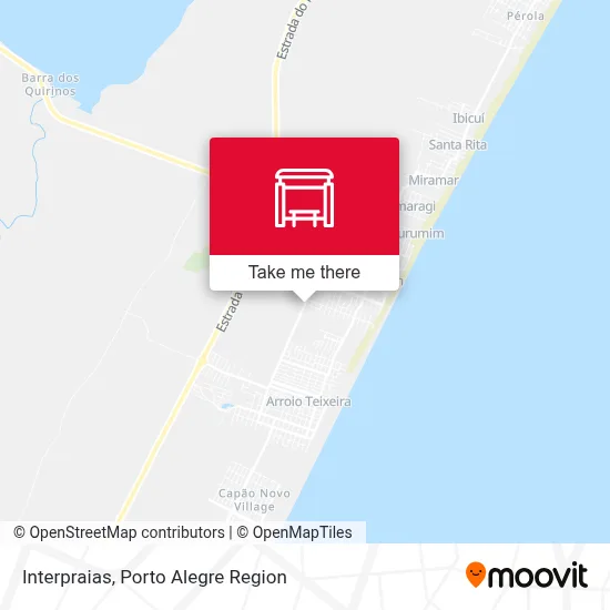Interpraias map