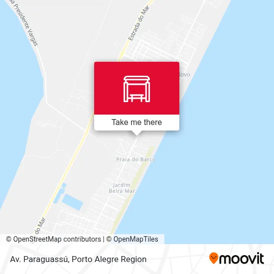 Av. Paraguassú map