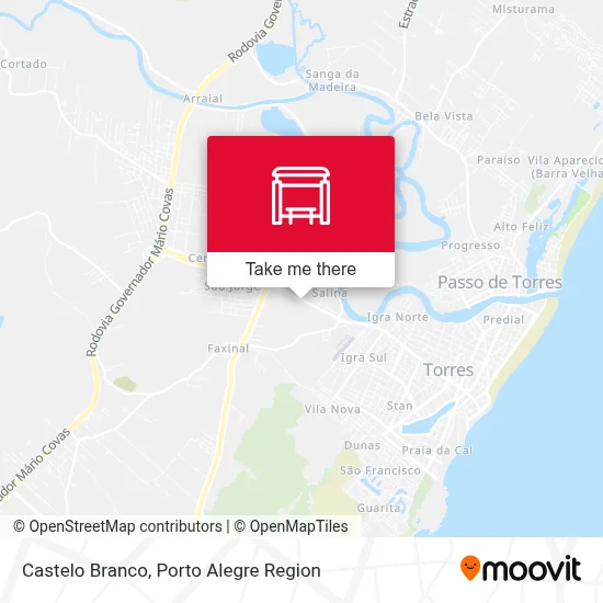 Castelo Branco map