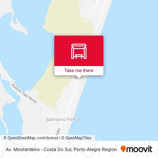 Av. Mostardeiro - Costa Do Sul map