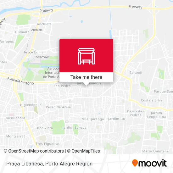Praça Libanesa map