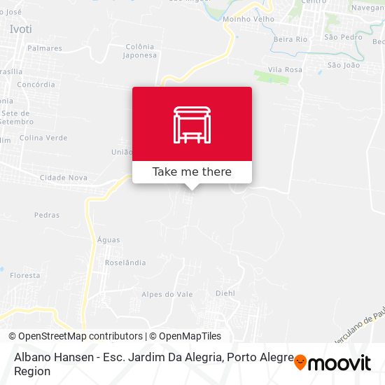 Albano Hansen - Esc. Jardim Da Alegria map