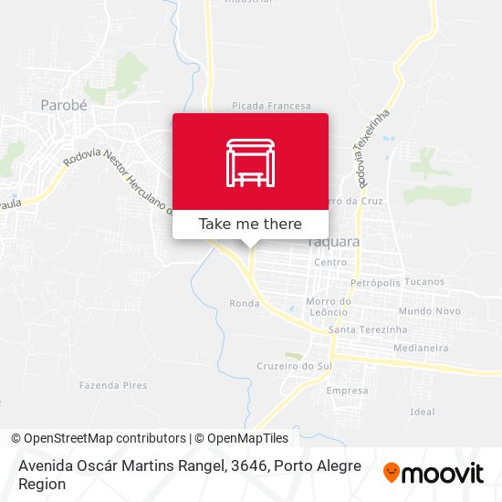 Avenida Oscár Martins Rangel, 3646 map