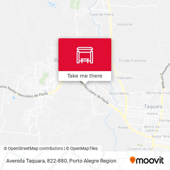 Avenida Taquara, 822-880 map