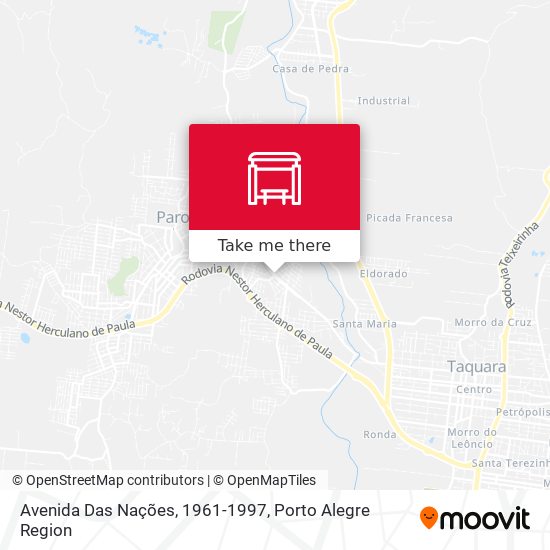 Avenida Das Nações, 1961-1997 map