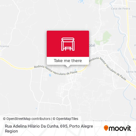 Rua Adelina Hilário Da Cunha, 695 map