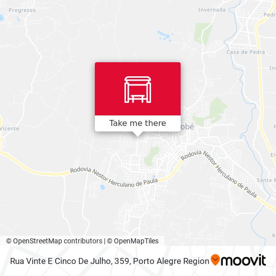 Rua Vinte E Cinco De Julho, 359 map