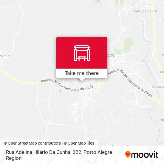 Rua Adelina Hilário Da Cunha, 622 map