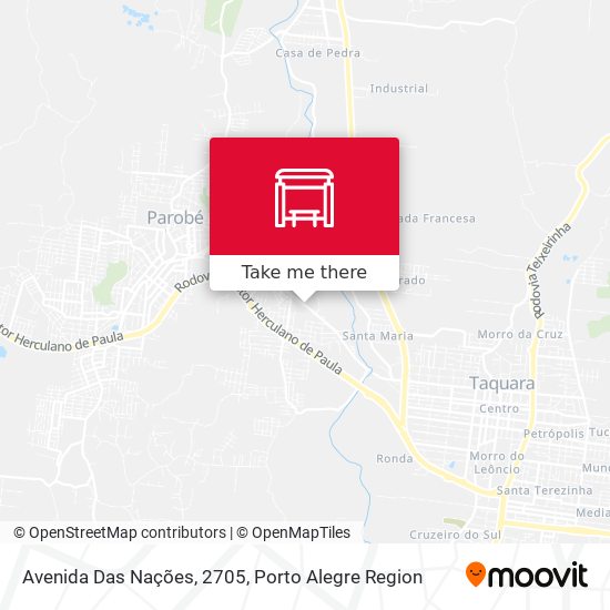 Avenida Das Nações, 2705 map