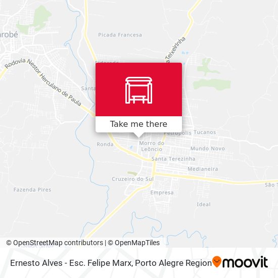 Ernesto Alves - Esc. Felipe Marx map