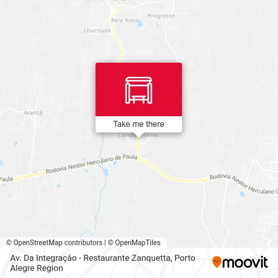Av. Da Integração - Restaurante Zanquetta map