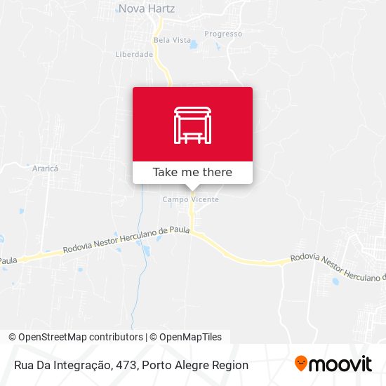 Rua Da Integração, 473 map