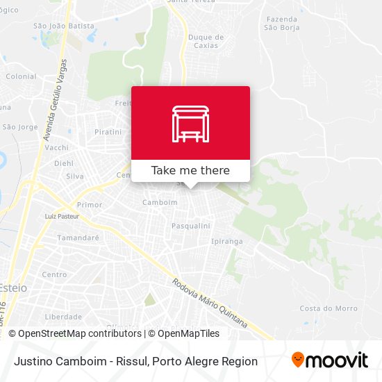 Justino Camboim - Rissul map