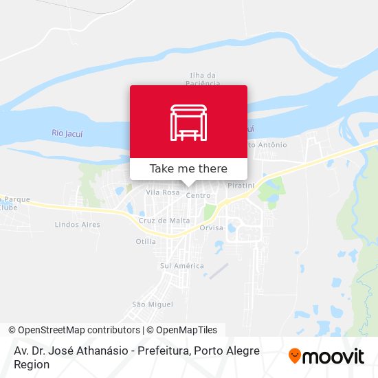 Av. Dr. José Athanásio - Prefeitura map