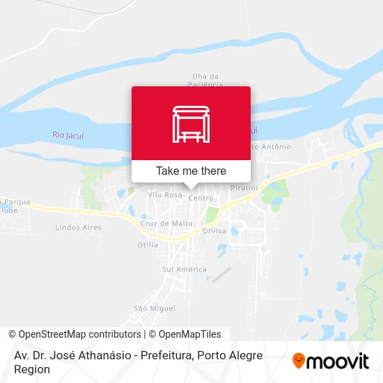 Av. Dr. José Athanásio - Prefeitura map