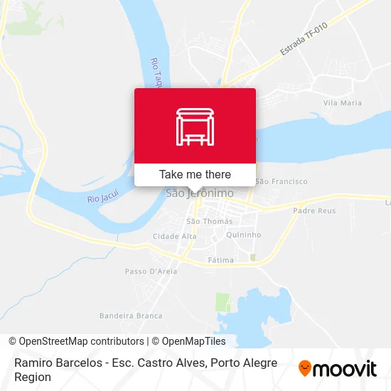 Ramiro Barcelos - Esc. Castro Alves map