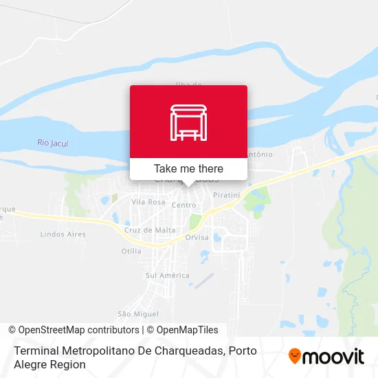 Terminal Metropolitano De Charqueadas map