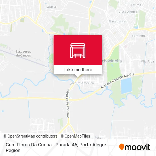 Gen. Flores Da Cunha - Parada 46 map