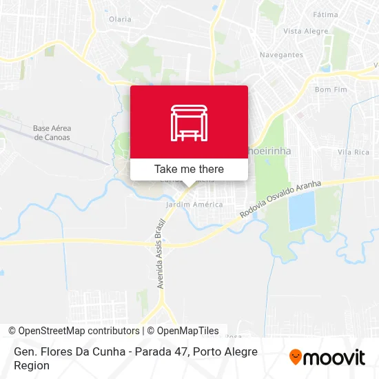 Gen. Flores Da Cunha - Parada 47 map