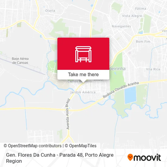 Gen. Flores Da Cunha - Parada 48 map